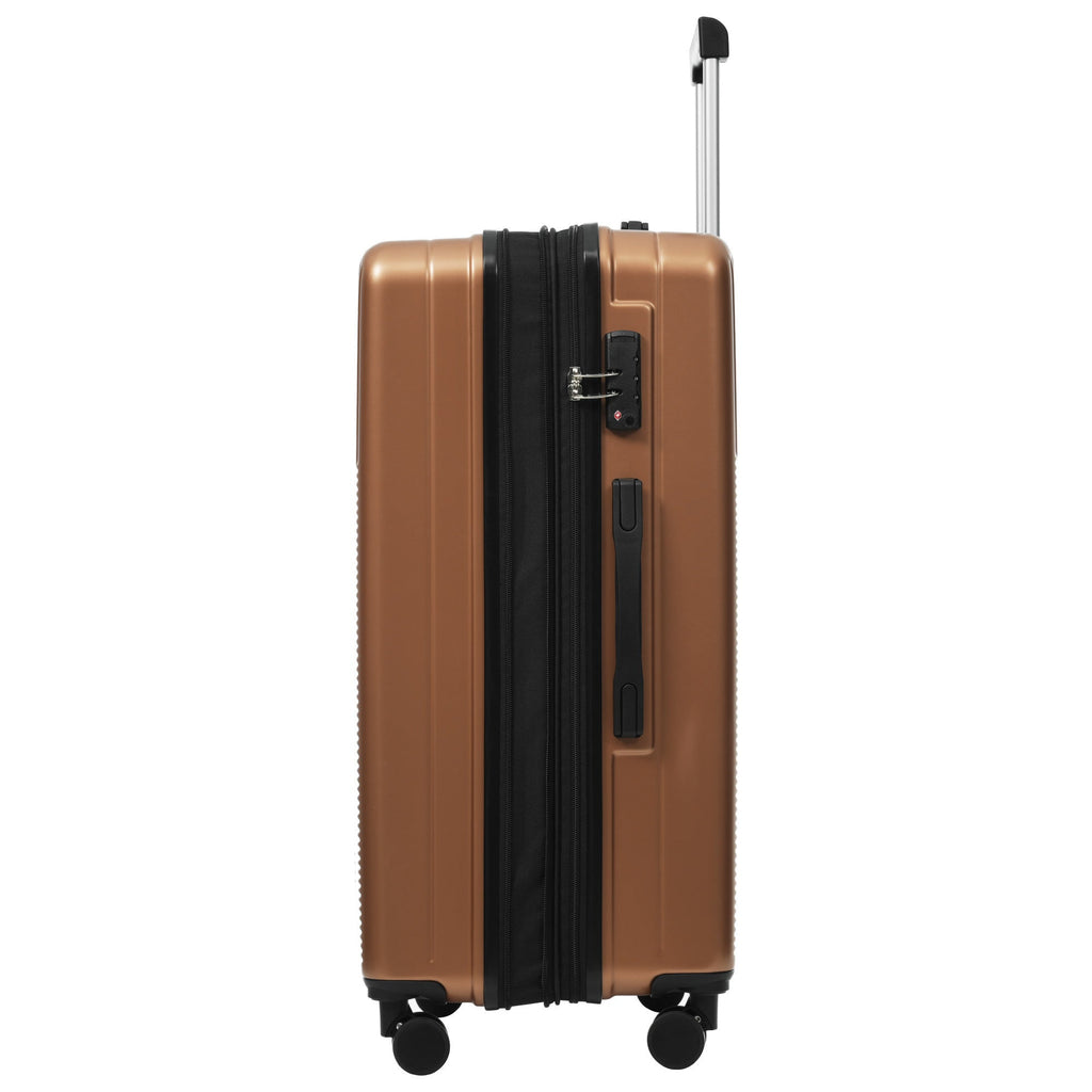 5-Piece ABS Hardshell Luggage Set with Half-Opening Cases and Double