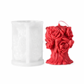 Bouquet Candle Silicone Mold Design