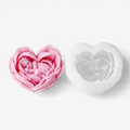 Baby Heart Rose Candle Mold