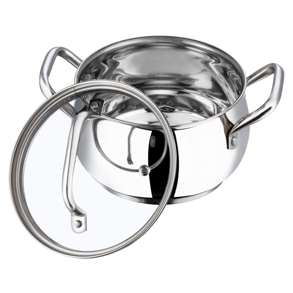 Stainless Steel Saucepot 1.3L With Lid