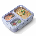 3-Compartment Stainless Steel Insulated Lunch Box