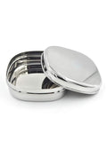 Sleek Square Stainless Steel Lunch Box 450ml