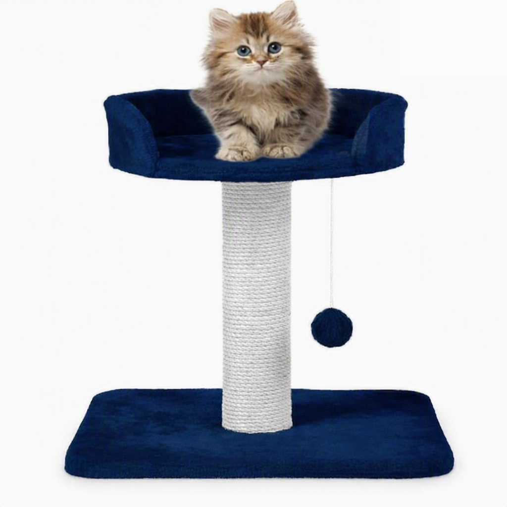 Cat Scratching Post with Bed and Ball