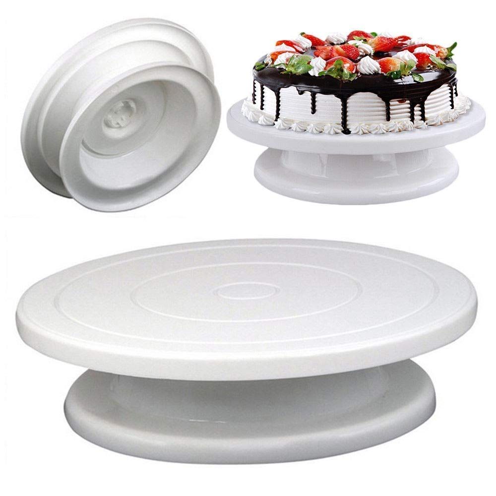 Baking Set Cake Decorating Round Turntable Stand- Cake Turning Table,