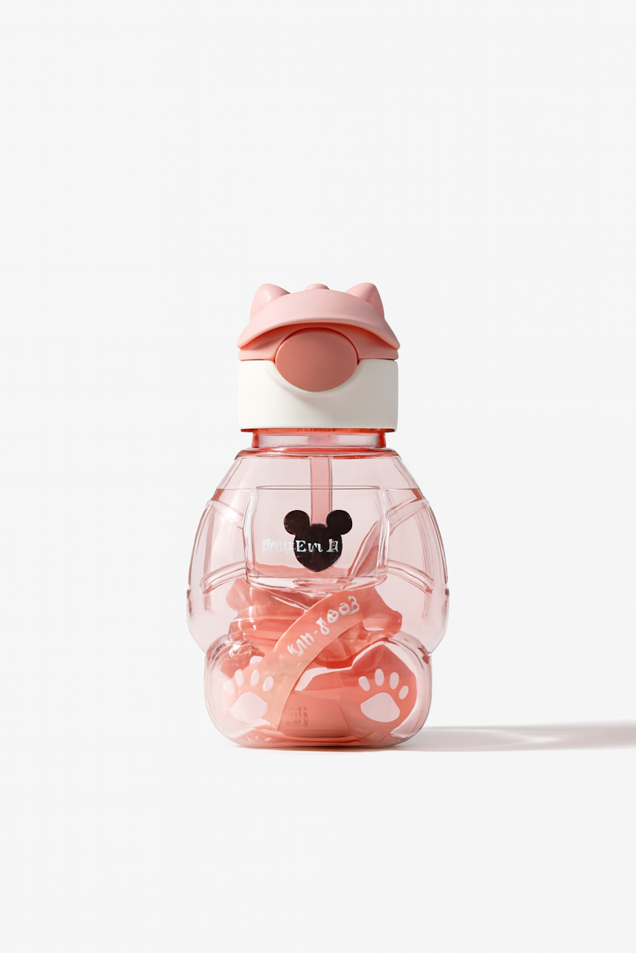 Bear-Shaped Water Bottles with Strap