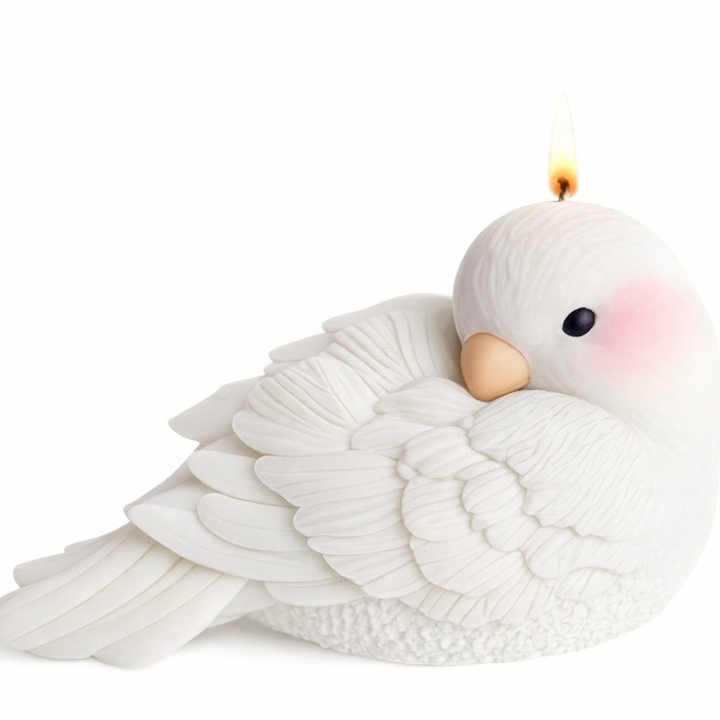 Bird Candle Silicone Mold Design