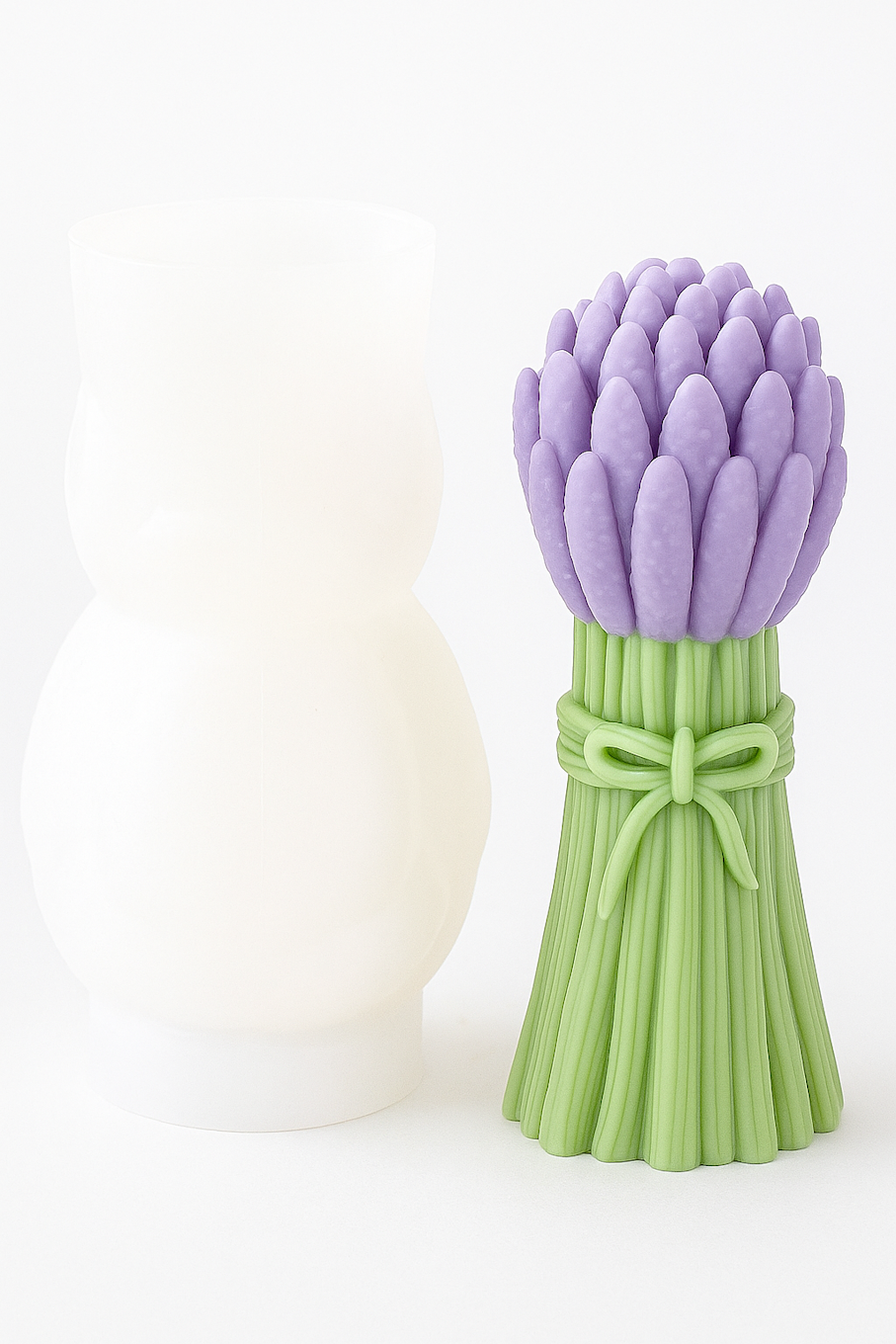 Lavender Bouquet Flower Candle Mold