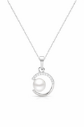 Silver Pendant Necklace Elegant Design