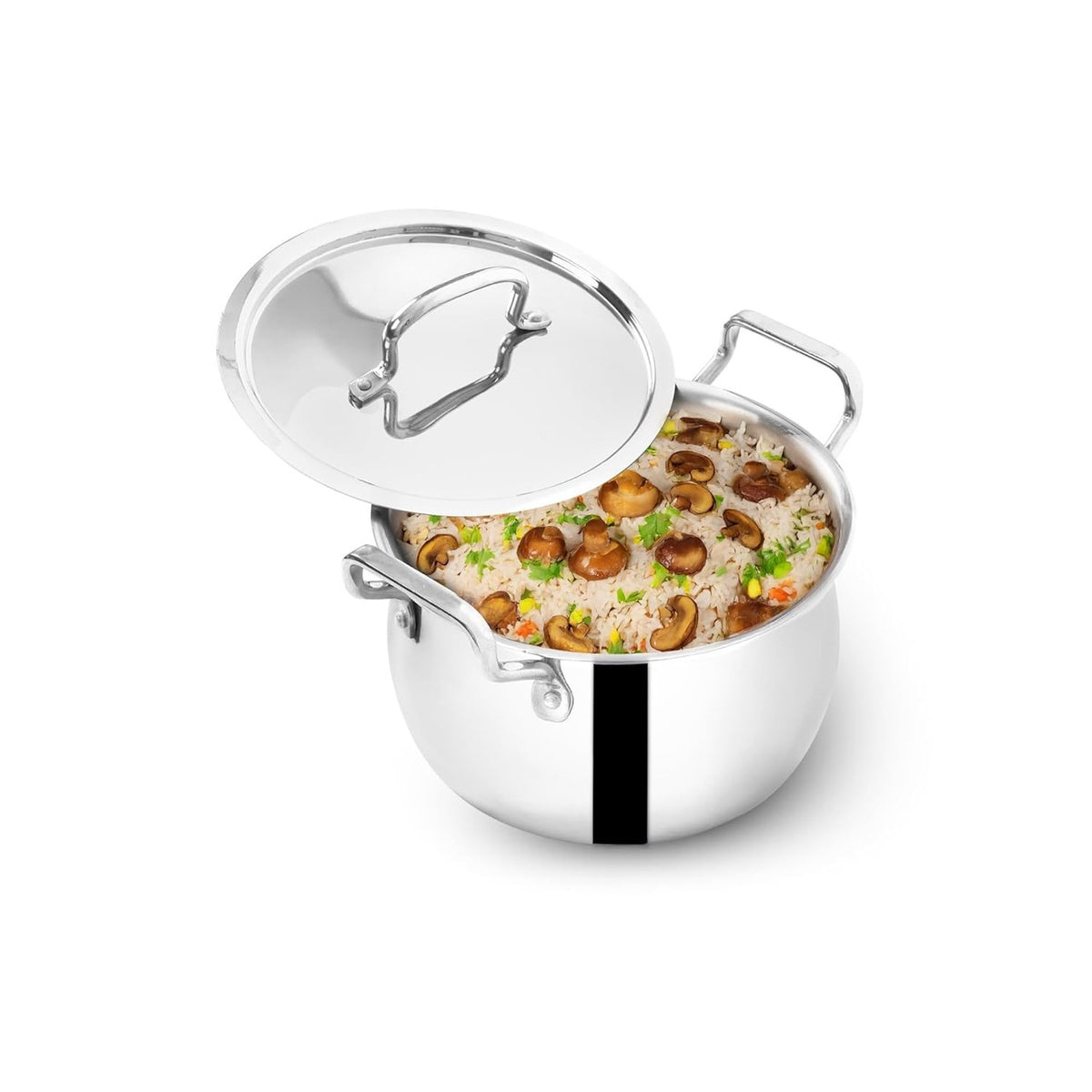 Triply Stainless Steel Stock Pot 2L