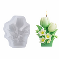 2D Bouquet Candle Silicone Mold