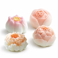 Flower Buds Candle Mold Set 4pc