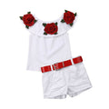 kids girl clothes princess fashion flower tops