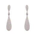 Latelita Long Drop Earrings Silver