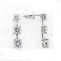 LOA379 High-Polished 925 Sterling Silver Earrings