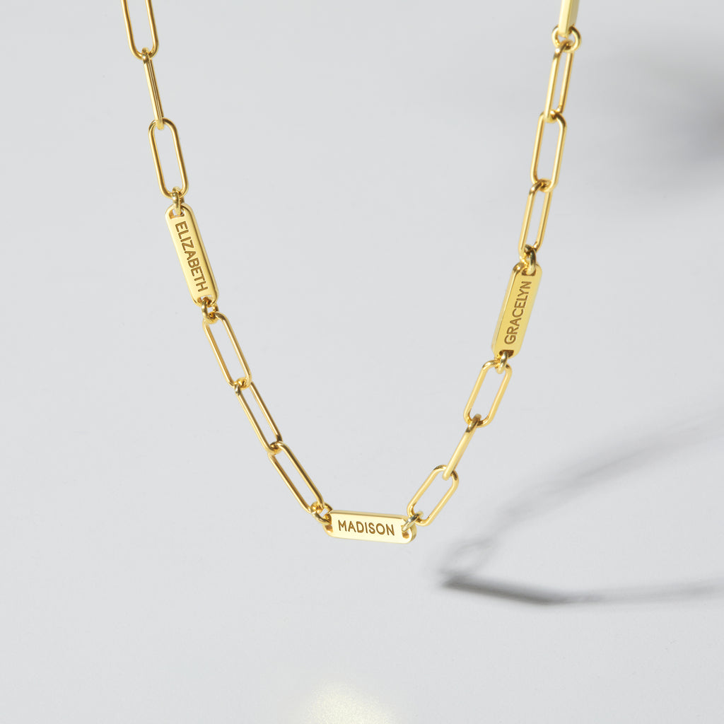 Multiple Name Necklace For Mom, Mom Necklace With Kids Names